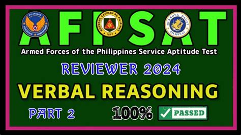 AFP Service Aptitude Test (AFPSAT) Reviewer .